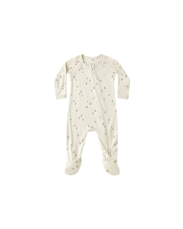 QUINCY MAE Bamboo Zip Footie