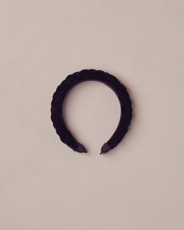 NORALEE Braided Headband - Black