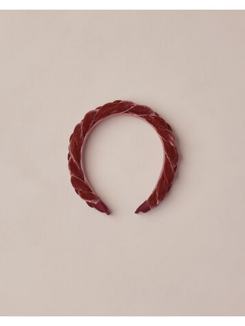 NORALEE Braided Headband - Ruby