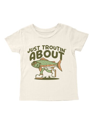 TINY WHALES Troutin About Tee