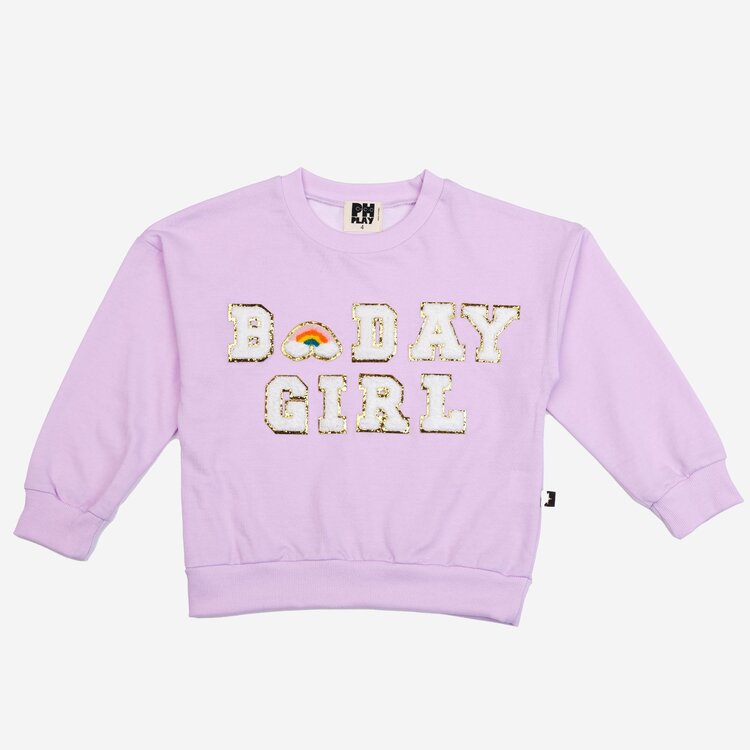PETITE HAILEY Bday Girl Sweatshirt