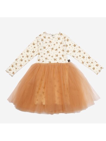 PETITE HAILEY Vintage Flower Tutu Dress