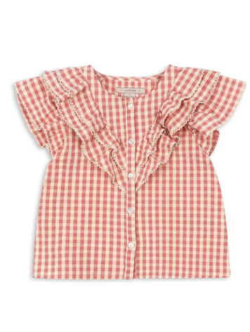 KONGES SLOJD Kim Frill Gingham Shirt