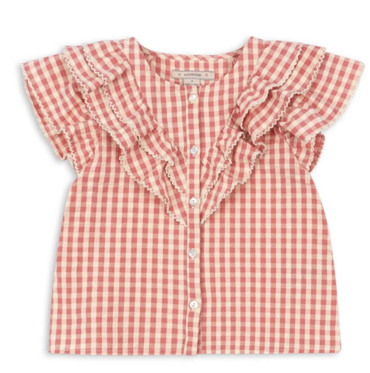 KONGES SLOJD Kim Frill Gingham Shirt