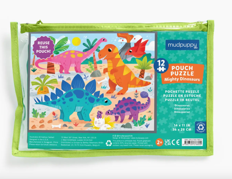Mighty Dinosaurs Pouch Puzzle