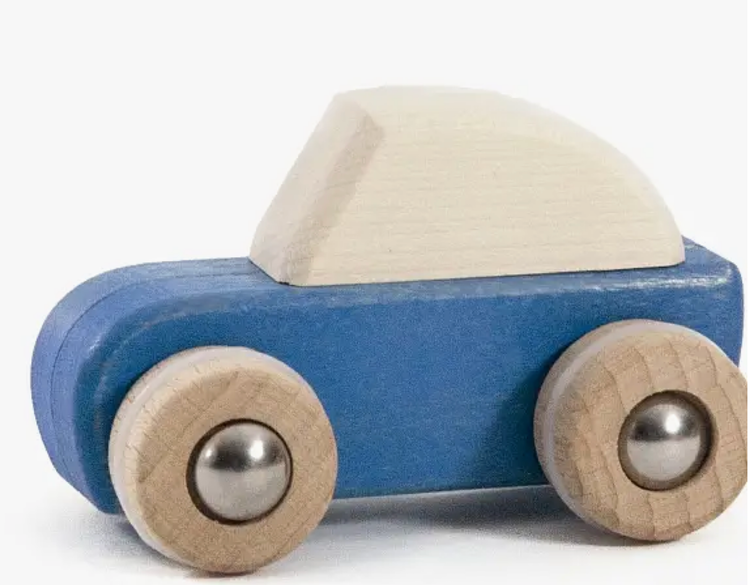 LITTLE POLAND GALLERY Bajo Pull-Back Car - Blue