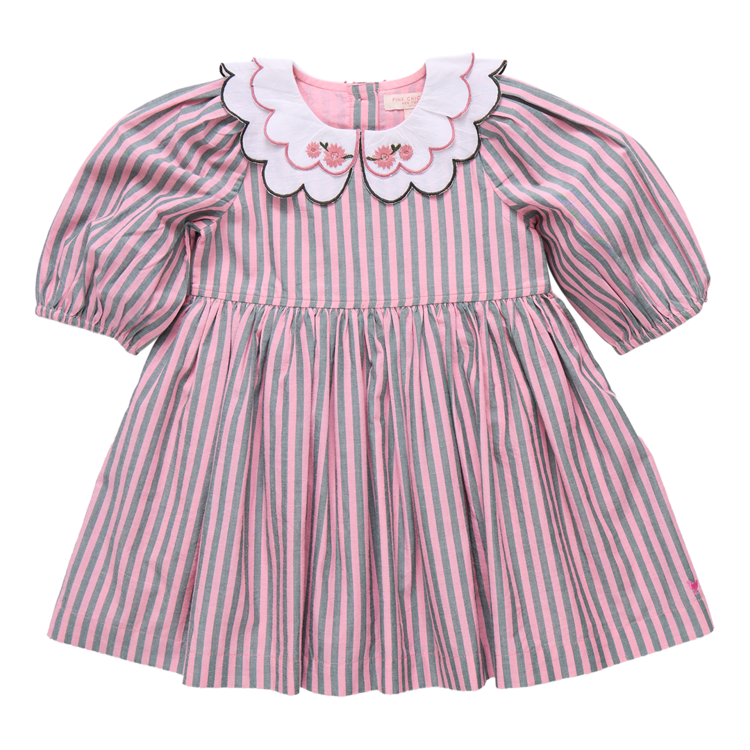 PINK CHICKEN Darcy Stripe Dress
