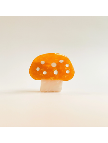 ADORRO Mushroom Claw Clip - Orange