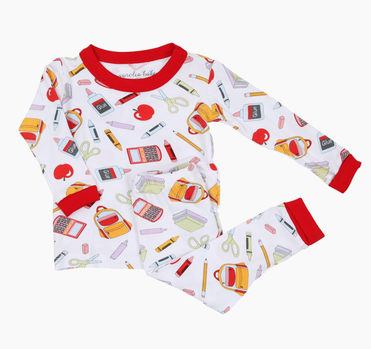 MAGNOLIA BABY School Daze Long Pajamas