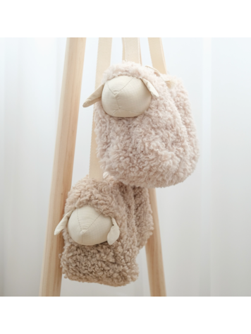 LITTLE LAMB KIND Baa Baa Sheep Sling Bag - Cream