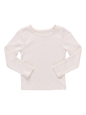 PINK CHICKEN Seesaw Long Sleeve Rib T-Shirt