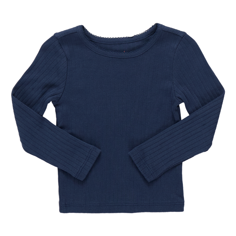 PINK CHICKEN Seesaw Long Sleeve Rib T-Shirt