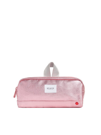 STATE BAGS Clinton Pencil Case - Pink