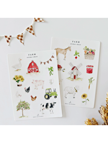 EMILY LEX STUDIO Farm Sticker Sheets