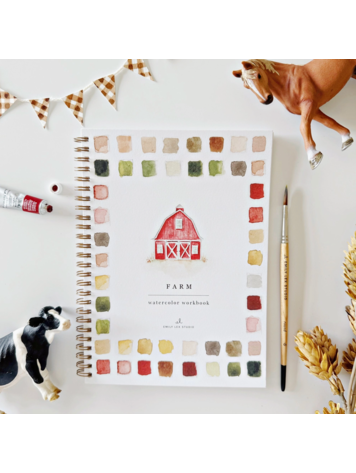 EMILY LEX STUDIO Farm Watercolor Workbook