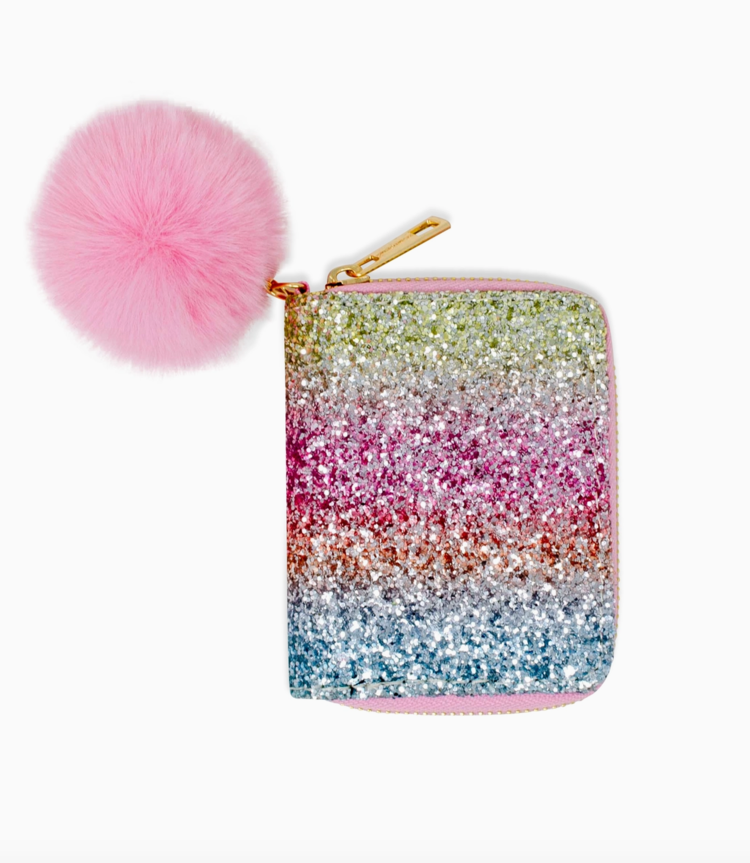 Glitter Rainbow Wallet - Rainbow