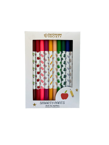 Jollity & Co. + Daydream Society Smarty Pants Double Sided Marker Set