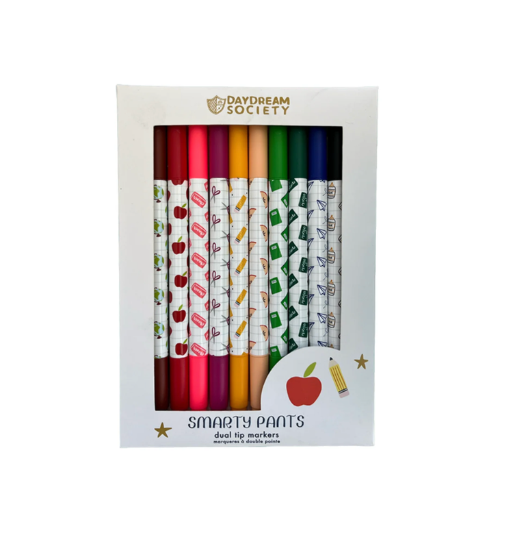 Jollity & Co. + Daydream Society Smarty Pants Double Sided Marker Set