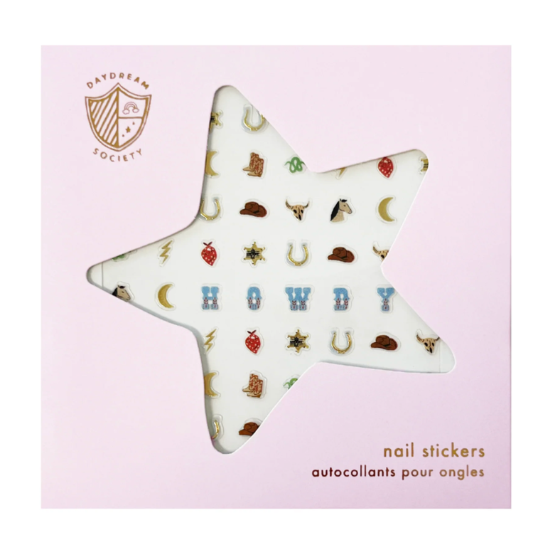 Jollity & Co. + Daydream Society Yeehaw Nail Stickers