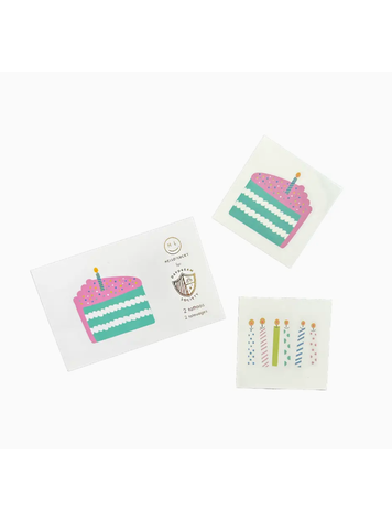 Jollity & Co. + Daydream Society It's A Birthday Temporary Tattoos