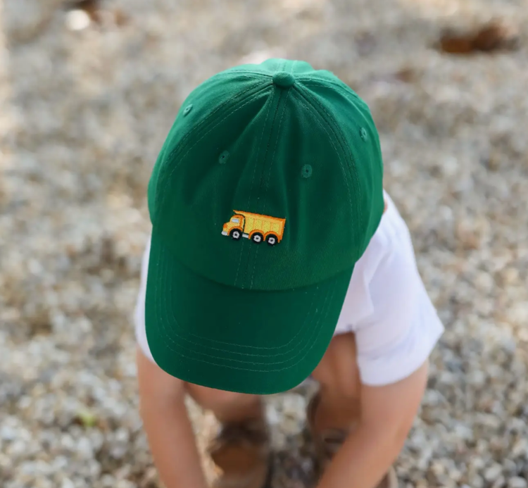 BITS & BOWS Dump Truck Baseball Hat (2-8)