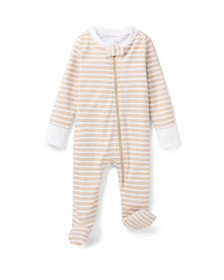 PETITE PLUME Pima Stripe Romper