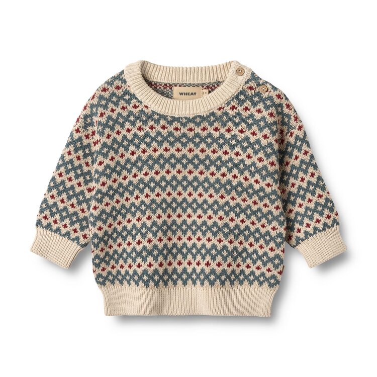 WHEAT Harlow Jacquard Pullover
