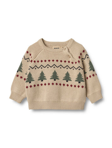 WHEAT Balou Jacquard Baby Pullover