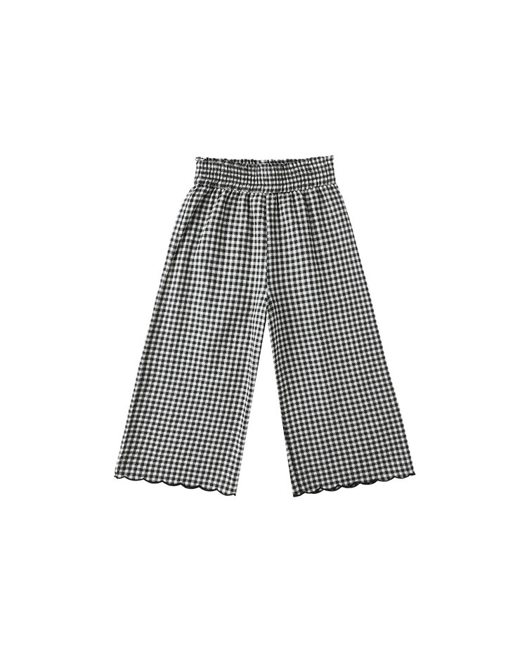 RYLEE AND CRU Gingham Wide Leg Pant