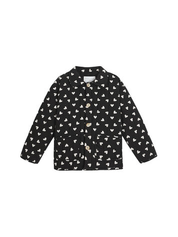RYLEE AND CRU Hearts Quilted Coat
