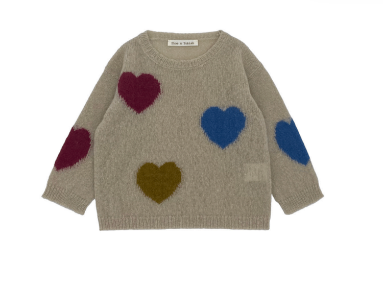 ZHOE + TOBIAH Sweater With Hearts