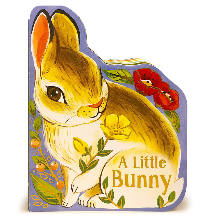 COTTAGE DOOR PRESS A Little Bunny Shaped Board Book