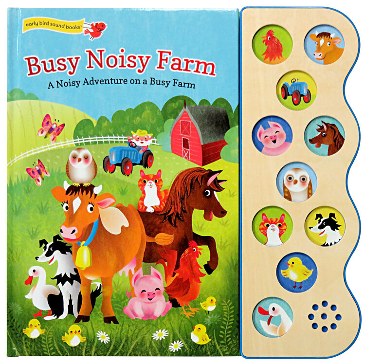 COTTAGE DOOR PRESS Busy Noisy Farm Interactive Sound Book