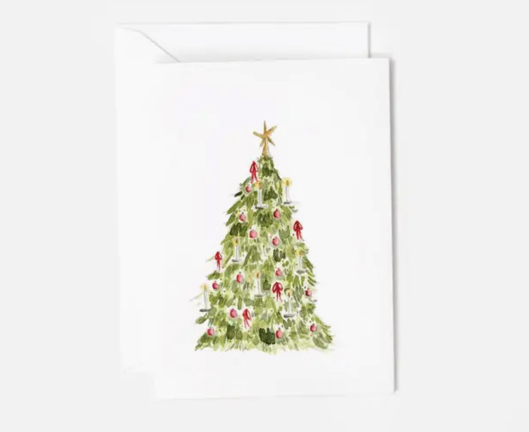 EMILY LEX STUDIO Nutcracker Tree Mini Notecard