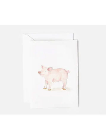 EMILY LEX STUDIO Pig Mini Notecard