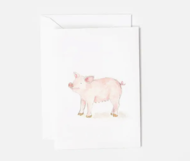 EMILY LEX STUDIO Pig Mini Notecard