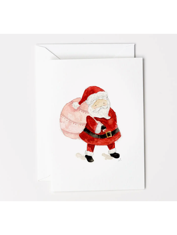 EMILY LEX STUDIO Santa Bag Mini Notecard