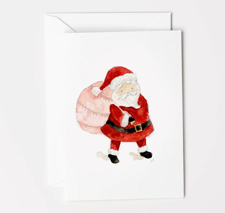 EMILY LEX STUDIO Santa Bag Mini Notecard