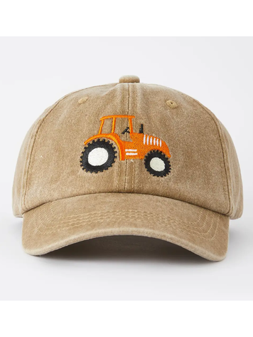 AURAQUISE Tractor Baseball Cap - Orange