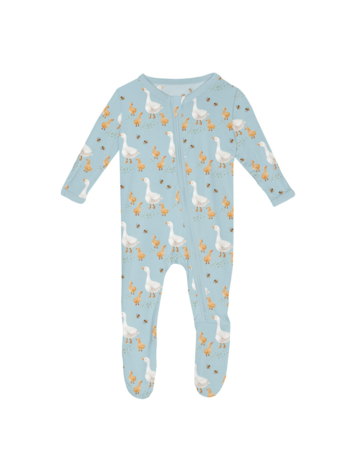 KICKEE PANTS Feeding Ducks 2 Way Footie