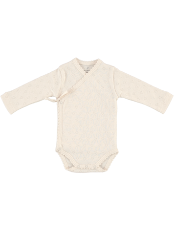 BEBE ORGANIC Heart Wrap Onesie