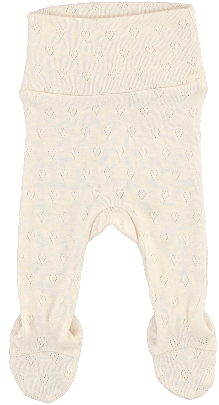 BEBE ORGANIC Heart Footed Legging