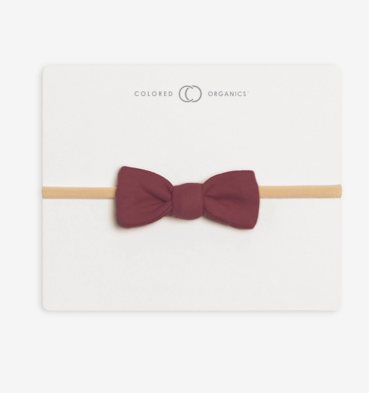 Classic Cotton Dainty Bow - Berry