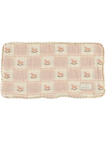 BEBE ORGANIC Rocking Horse Pillowcase - Mauve