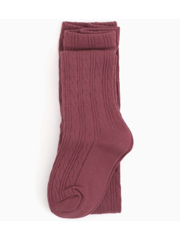 LITTLE STOCKING CO Cable Knit Tights