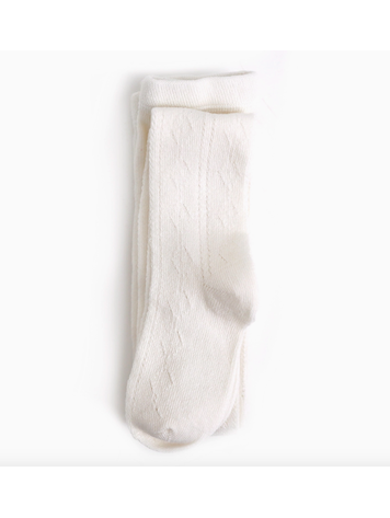 LITTLE STOCKING CO Cable Knit Tights