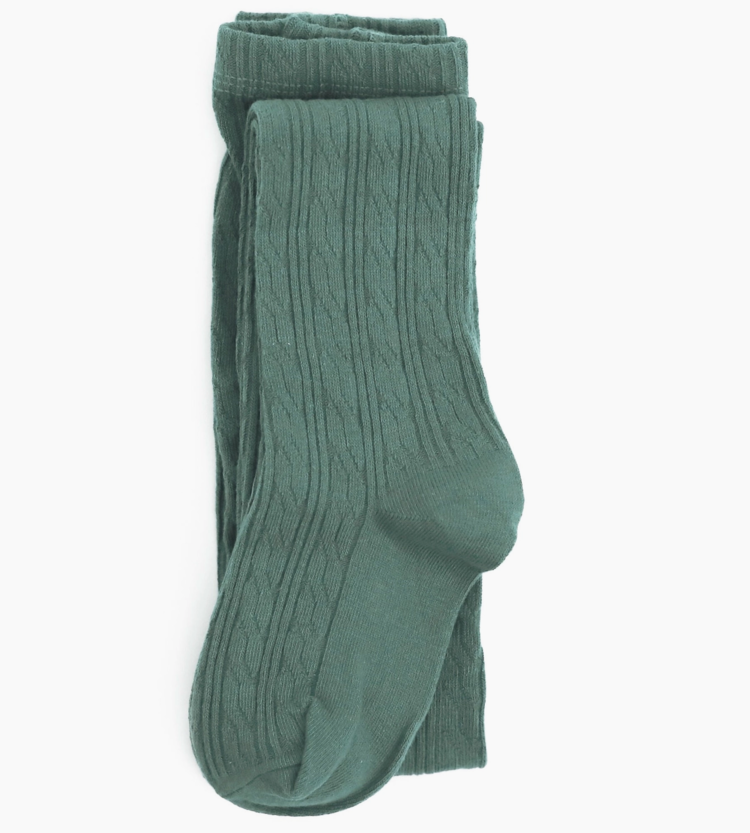 LITTLE STOCKING CO Cable Knit Tights