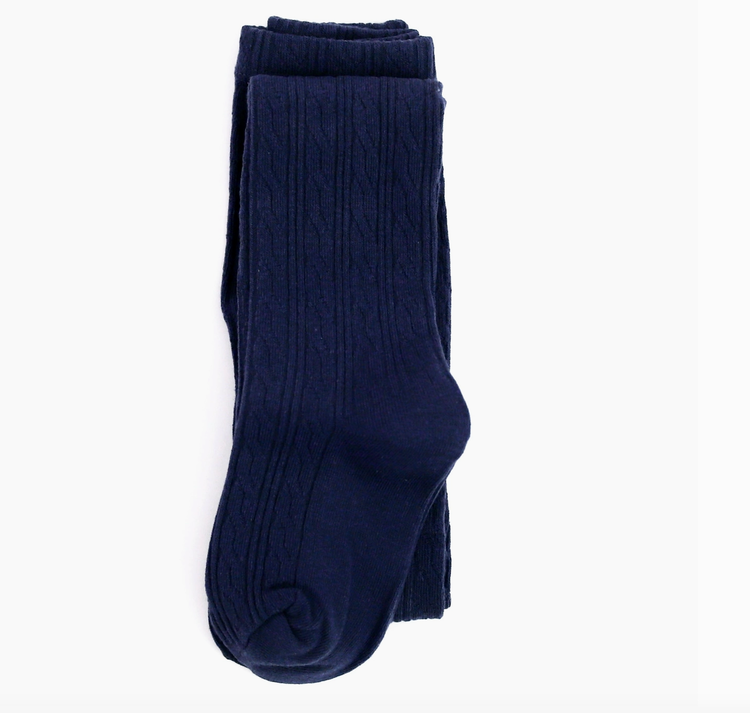 LITTLE STOCKING CO Cable Knit Tights