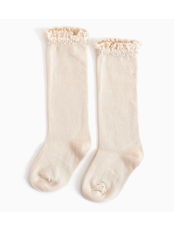 LITTLE STOCKING CO Lace Knee High Socks