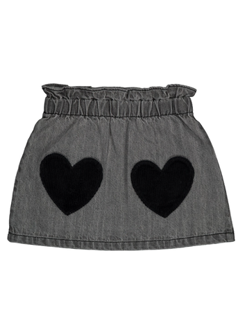 LOUIS LOUISE Washed Denim Skirt